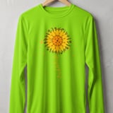 Pickleball Sport-Tek Long Sleeve Tee, pickleball Sunflower Graphic, Athletic Court Sun Shield Shirt thumbnail 10