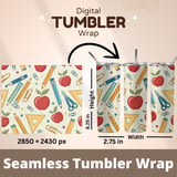 Vintage School Day Digital Pattern Size Bundle Png thumbnail 7