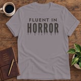 Fluent in Horror Softstyle Tee thumbnail 1