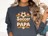 Retro Soccer Papa Tee or Sweatshirt thumbnail 18