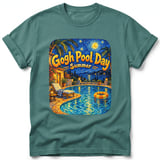 Gogh Pool Day ~ Comfort Colors Premium Tee thumbnail 8