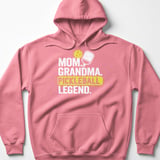 Pickleball Gildan Fleece Hoodie, Mom Grandma Pickleball Legend, Court Pullover thumbnail 11