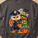 Halloween Officer Hoot the Owl Sweatshirt thumbnail 8