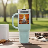 Grand Wagoneer Tumbler, The Waggy, Autumn Leaves, Pumpkin Tumbler, Fall Car Tumbler, Cars at Petralla Shop thumbnail 8