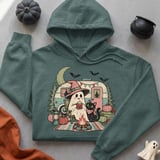 Halloween Ghost Camper Hoodie thumbnail 7