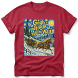 Gogh Jingle All the Way ~ Comfort Colors Premium Tee thumbnail 2