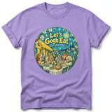 Let's Gogh Eat ~ Comfort Colors Premium Tee thumbnail 6