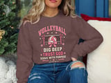 Dig Deep Trust God Volleyball Tee or Sweatshirt thumbnail 19