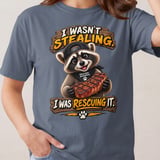I Wasn't Stealing Raccoon Tee thumbnail 7