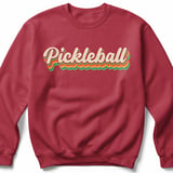 Pickleball Gildan Crewneck Sweatshirt, Pickleball, Court Warm Up Layer for Chilly Morning Matches and Lounge thumbnail 5