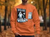 Booo Leader in Training Ghost T-Shirt, Halloween Fun, Spooky Season, Ghostly Leader, Costume Shirt, Funny Graphic Tee thumbnail 3