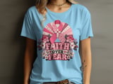 Faux Patchwork Faith Over Fear Tee thumbnail 13