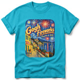 Gogh Fireworks ~ Comfort Colors Premium Tee thumbnail 5