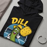 Pickleball Sport-Tek Performance Hood, Dill With It, Lightweight Hoodie thumbnail 7