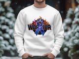 Cancer fighting t-shirt, Warrior Ribbon Tee, Blue Ribbon Support, Prostate Cancer Awareness, Fundraiser Shirt, Cancer Survivor Gift thumbnail 5