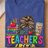 Teacher's Life Messy Bun Tee thumbnail 9