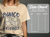 Bunco Friends Dice Game Night T-Shirt thumbnail 5
