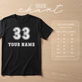 Custom Jersey Name and Number Shirt thumbnail 5