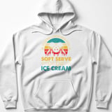 Pickleball Gildan Fleece Hoodie, If You're Looking For A Soft Serve Go Get Ice Cream, Pickleball Court Pullover thumbnail 7