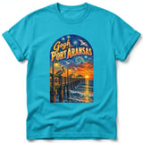 Gogh Port Aransas ~ Comfort Colors Premium Tee thumbnail 5