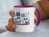 Halloween Mug, Boo Strong Ghost Gym Mug, Workout Ghost Coffee Cup, Halloween Gift, Funny Ghost Mug, Gym Humor Mug, Ghost Lover Gift thumbnail 3
