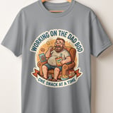 Dad Bod T-Shirt, Funny Dad Shirt, Father's Day Gift, Snack Lover Tee, Humorous Dad Life Graphic Top for Husband, Grandfather thumbnail 4