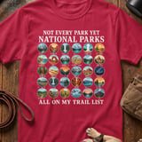National Park Trail List Tee thumbnail 4