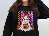 Pink Bow Halloween Ghost Tee or Sweatshirt thumbnail 14