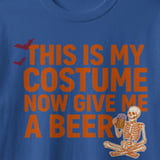 This Is My Costume Give Me A Beer Tee thumbnail 5