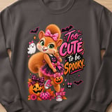 Too Cute Sally the Squirrel Halloween Sweatshirt thumbnail 11