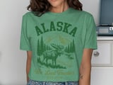 Alaska The Last Frontier Moose Graphic Tee thumbnail 8