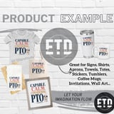 PTO Is Real Priority PNG, Capable Calm Considering PTO Digital File, Funny Coffee Mug Quote Sublimation Design for Busy Professional Tee thumbnail 6