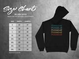 Pickleball Gildan Fleece Hoodie, Retro Striped Pickleball Stacked Line Graphic, Court Pullover Sweatshirt thumbnail 12