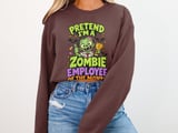 Zombie Employee of the Month Tee or Sweatshirt thumbnail 12