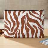 Earthy Taupe Zebra Print Laptop Sleeve, Boho Abstract Laptop Case, Minimalist Tech Accessory Pouch, Trendy iPad Bag for Her thumbnail 12