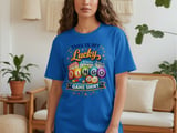 Vibrant Lucky Bingo Game Day T-Shirt thumbnail 1