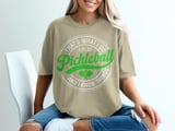 Pickleball Comfort Colors Shirt, That's What I Do I Play Pickleball and I Know Things, Vintage Graphic Tee thumbnail 10