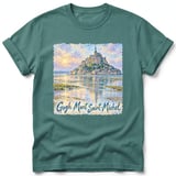 Gogh Mont Saint-Michel ~ Comfort Colors Premium Tee thumbnail 8
