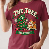 The Tree Started It Corgi Tee thumbnail 14