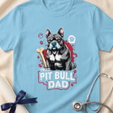 Proud Pit Bull Dad Tee | Pit Bull Dad Shirt | Pittie Dad Gift | Dog Dad Apparel thumbnail 5