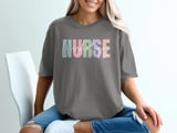 Cardiology Nurse Pastel Graphic Tee thumbnail 6