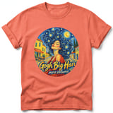 Gogh Big Hair ~ Comfort Colors Premium Tee thumbnail 4