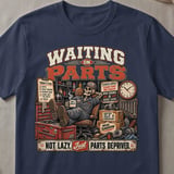 Waiting On Parts Mechanic Tee thumbnail 2
