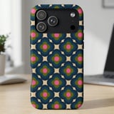 Retro Mod Floral MagSafe® Phone Case thumbnail 3