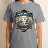 Officially Retired T-Shirt, Life's New Chapter Awaits, Tropical Vacation Retirement Gift, Beach Sunset Tee for Men & Women, Milestone thumbnail 8
