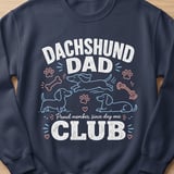 Dachshund Dad Club Tee thumbnail 6