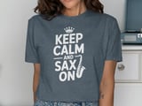 Keep Calm and Sax On T-Shirt thumbnail 11