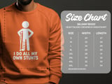 I Do All My Own Stunts Broken Leg Injury Crutches Hospital Recovery Standard T Shirts thumbnail 7