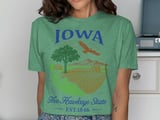 Iowa The Hawkeye State Est. 1846 T-Shirt thumbnail 8