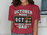 October Mode Halloween Soccer Dad Tee thumbnail 6